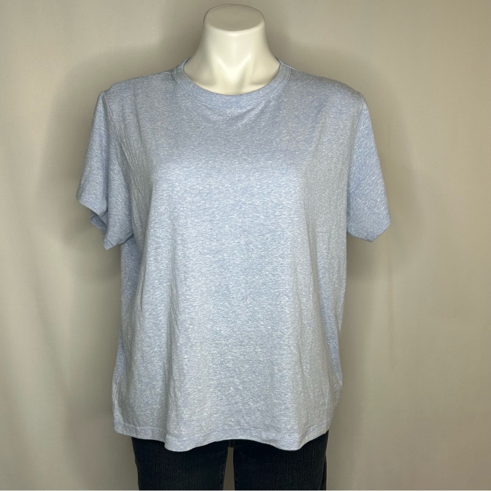 Free Assembly Cornflower Blue Ringer Tee, XL - Picture 2 of 11